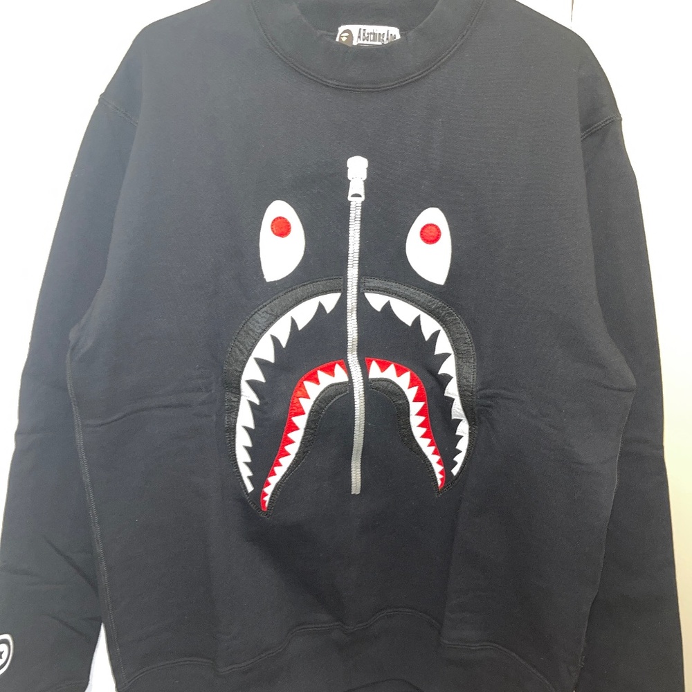 Bape Shark felt sweater